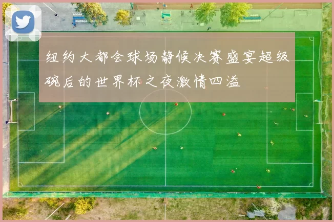 纽约大都会球场静候决赛盛宴超级碗后的世界杯之夜激情四溢